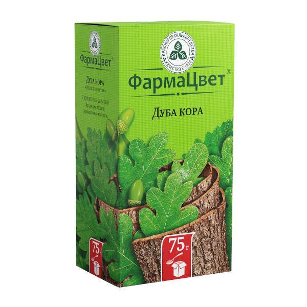 Изображение товара Дуба кора ФармаЦвет пачка 75г