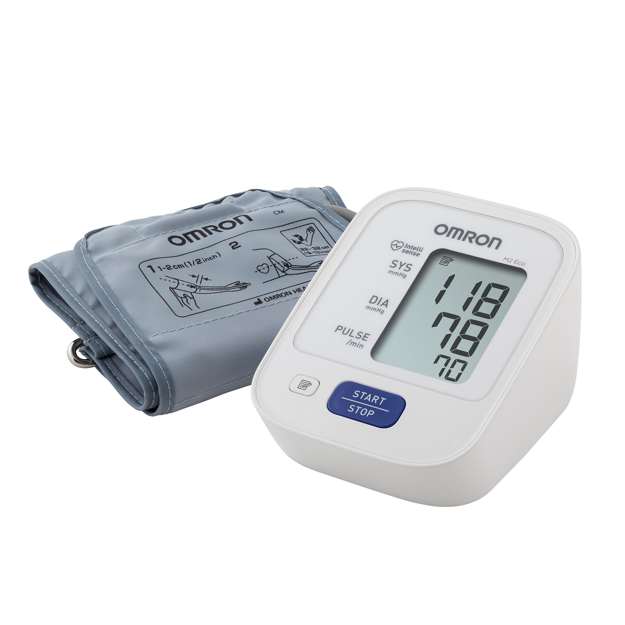 Изображение товара Автоматический тонометр Omron M2 Eco с памятью и совместимостью с приложением