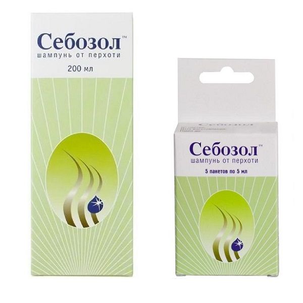 Изображение товара Набор Себозол: Шампунь от перхоти фл. 100мл+Пакетик 5мл 5шт