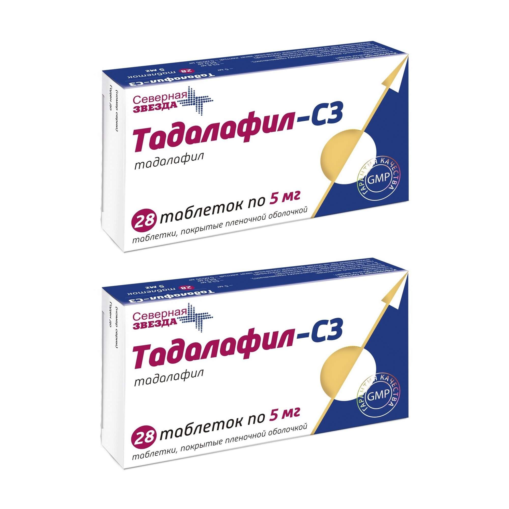 Изображение товара Тадалафил-СЗ 5мг 28 табл