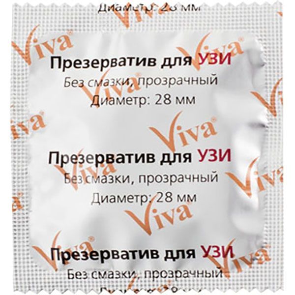 Изображение товара Презерватив для УЗИ Viva 100шт — гигиенический аксессуар для диагностики