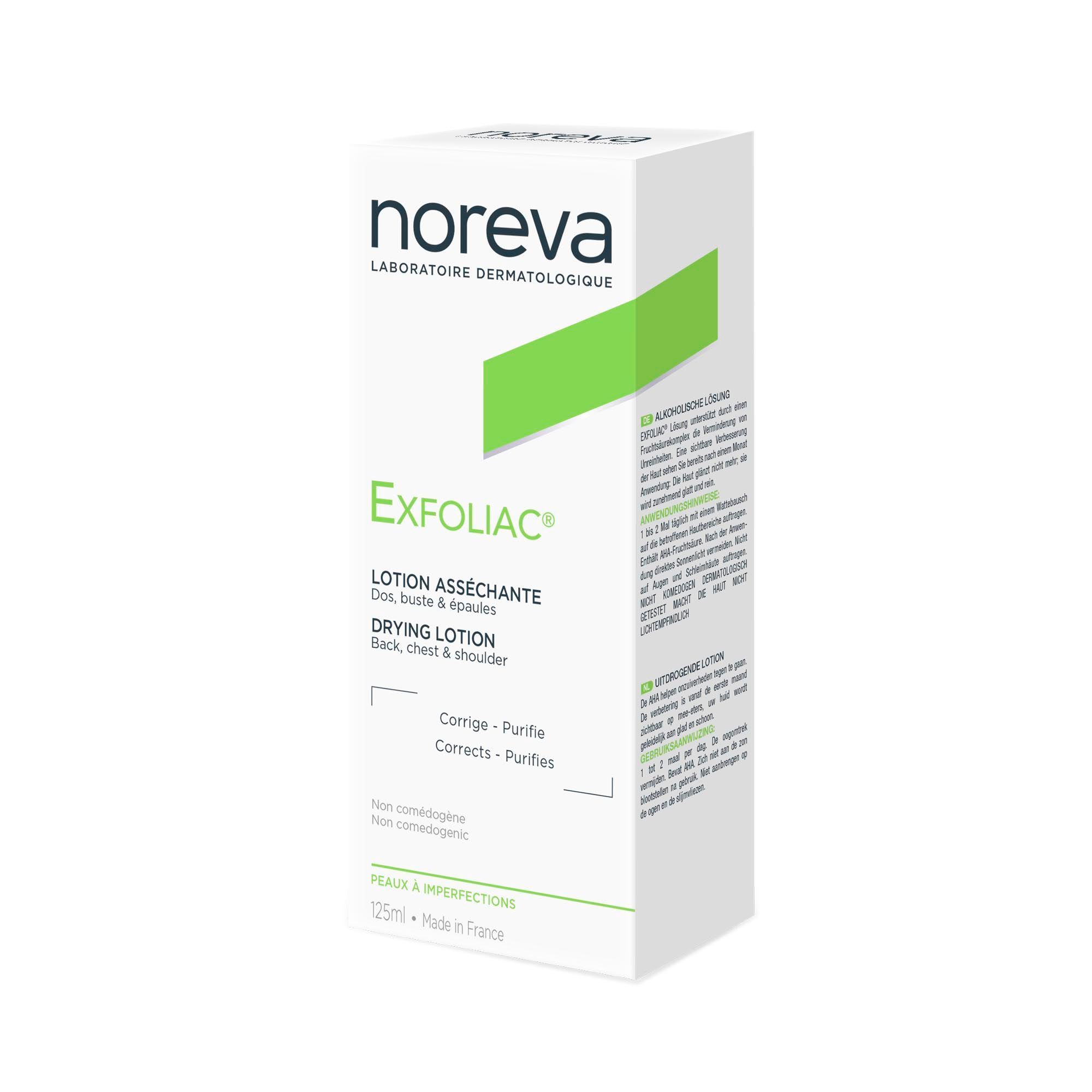 Изображение товара Лосьон с высоким содержанием АНА Exfoliac Noreva 125 мл для жирной кожи