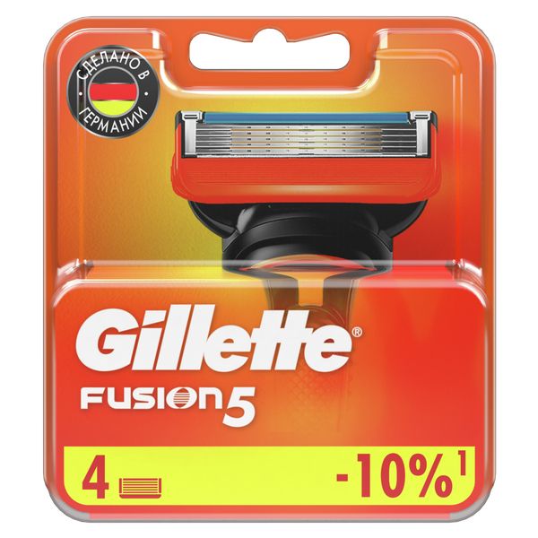 Изображение товара Сменные кассеты Gillette (Жиллетт) Fusion5 4 шт