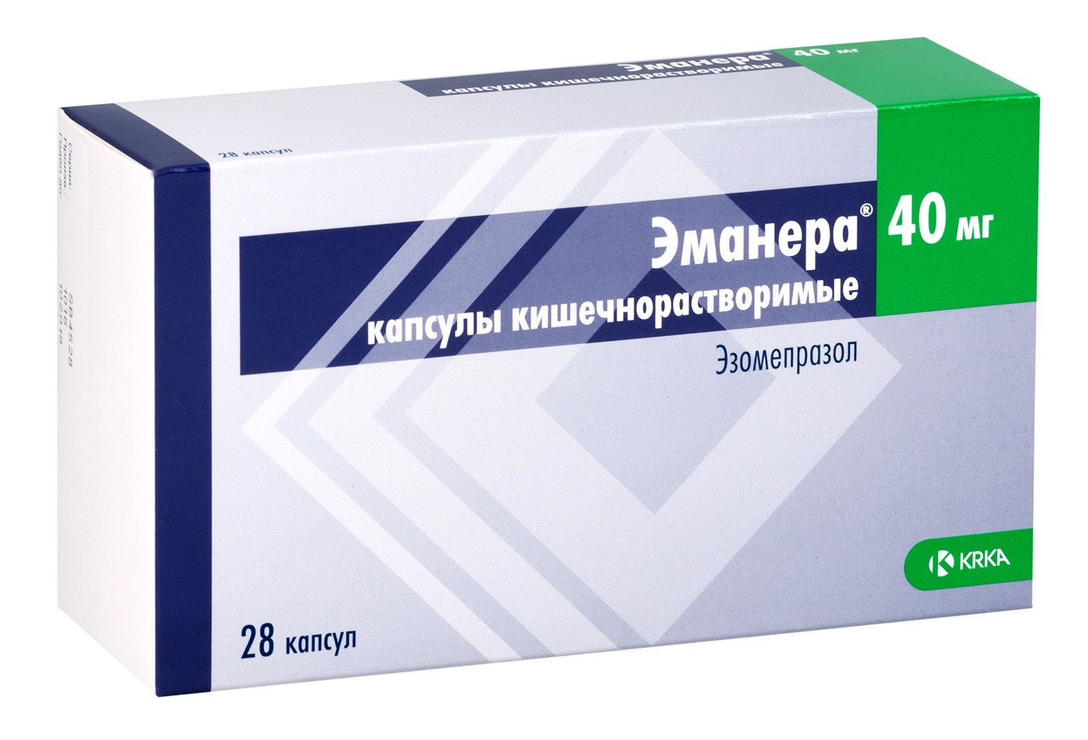 Изображение товара Эманера капсулы кишечнораствор. 40мг 28шт