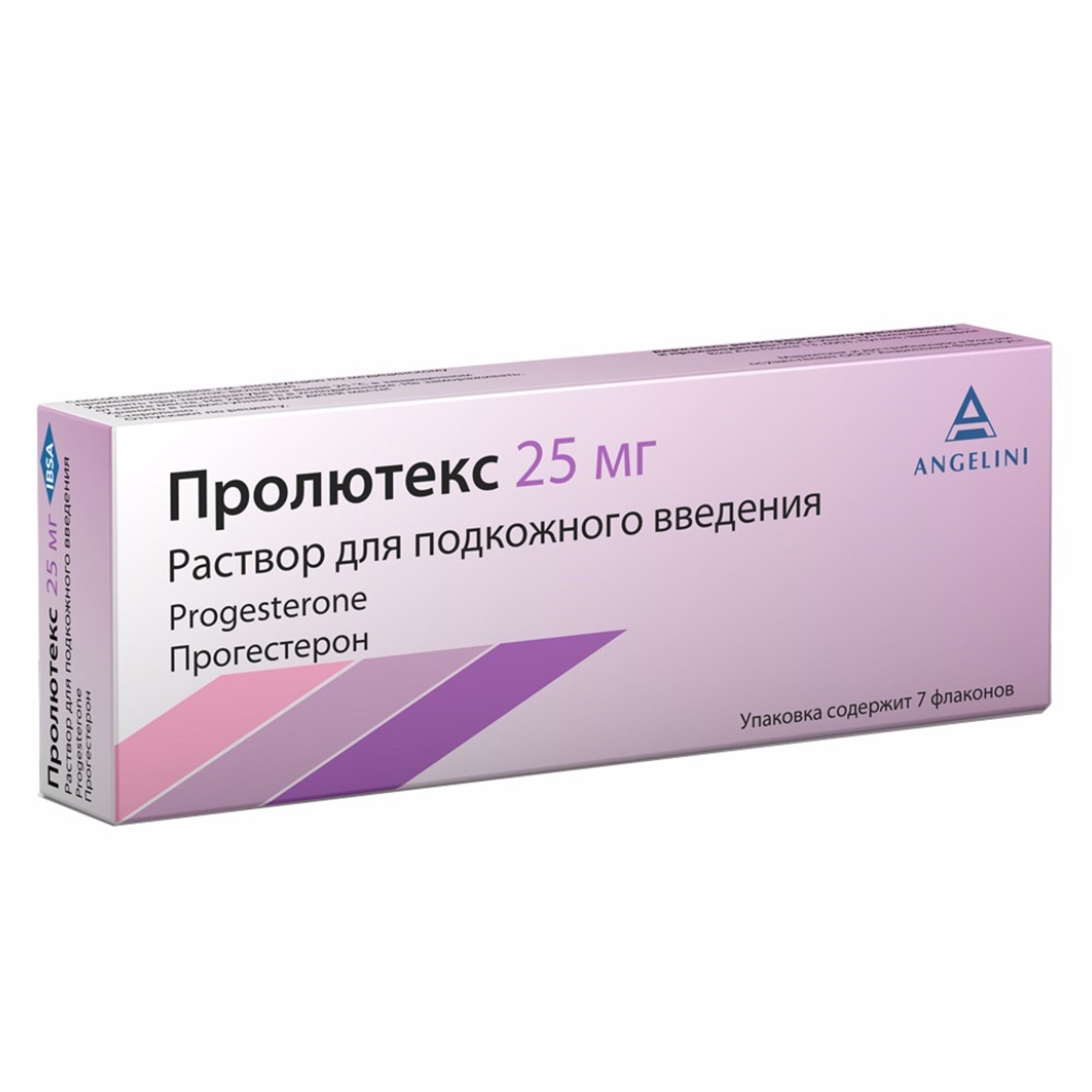 Изображение товара Пролютекс раствор для п/к введ. 25мг 1,112мл 7шт