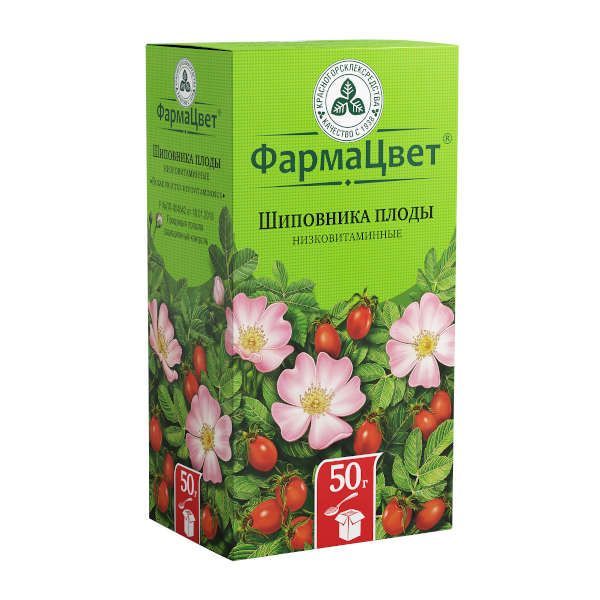 Изображение товара Шиповника плоды низковитаминные плоды цельные пачка 50г