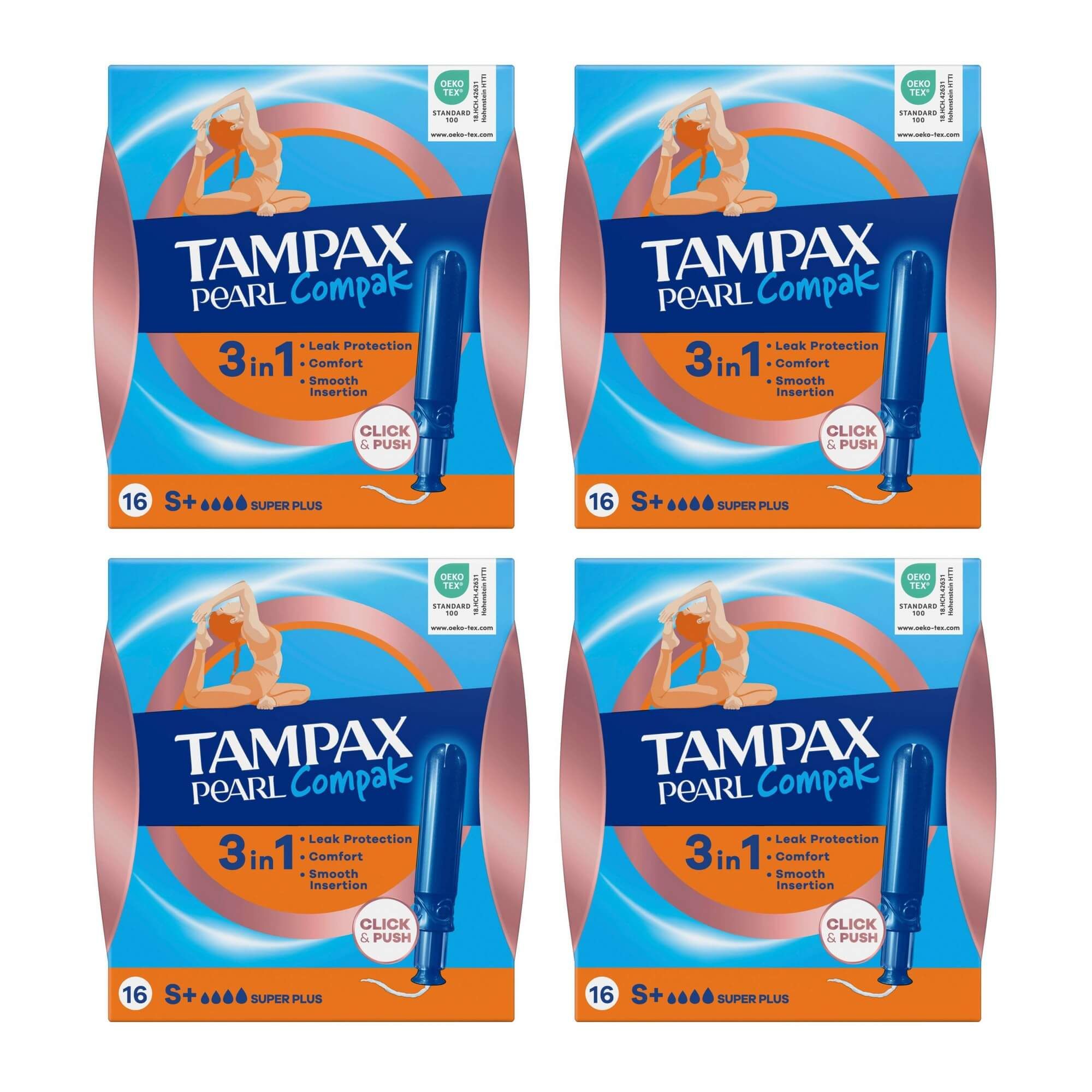 Изображение товара Гигиенические тампоны Tampax Super Plus с аппликатором 16 шт