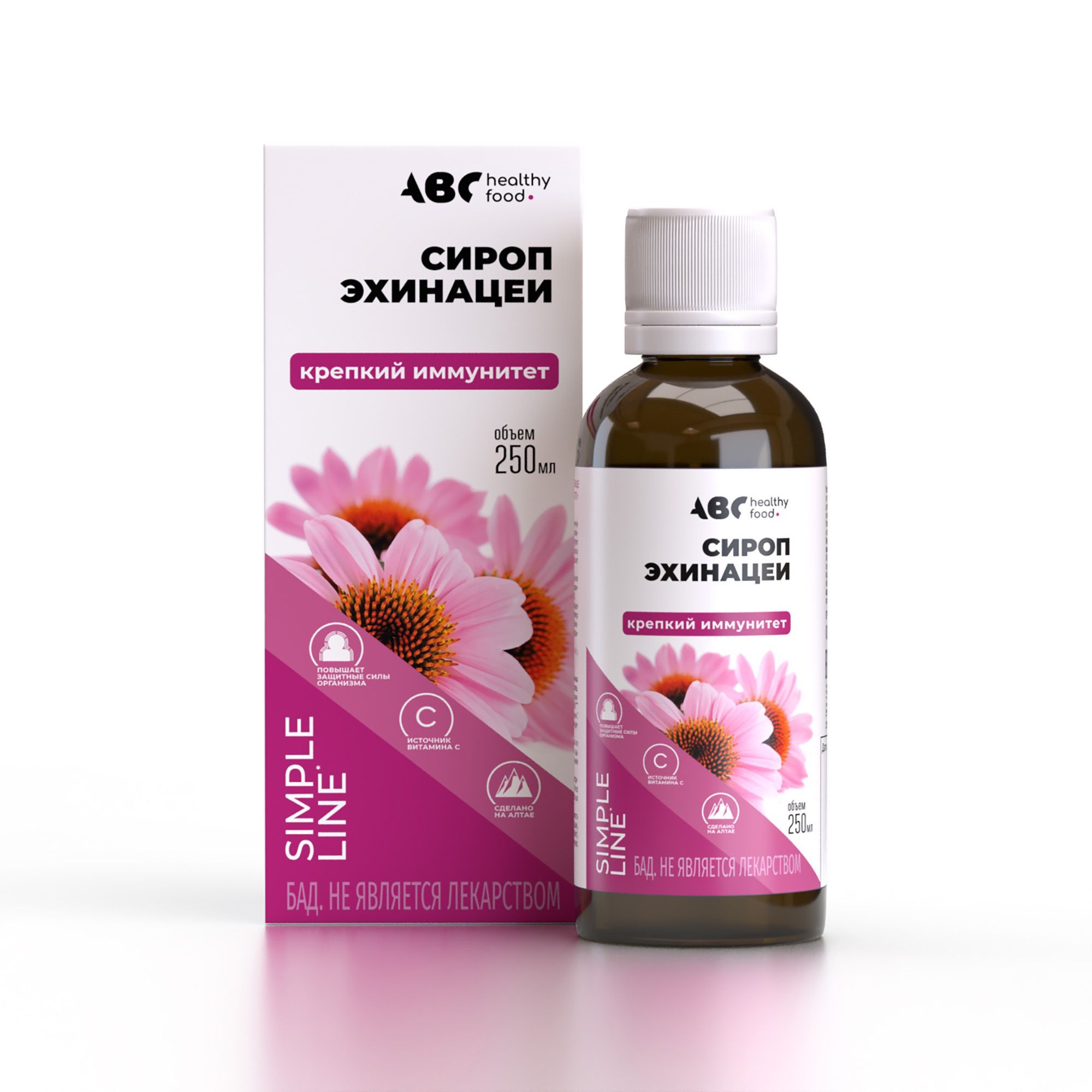 Изображение товара Эхинацея крепкий иммунитет ABC Healthy Food сироп 250мл