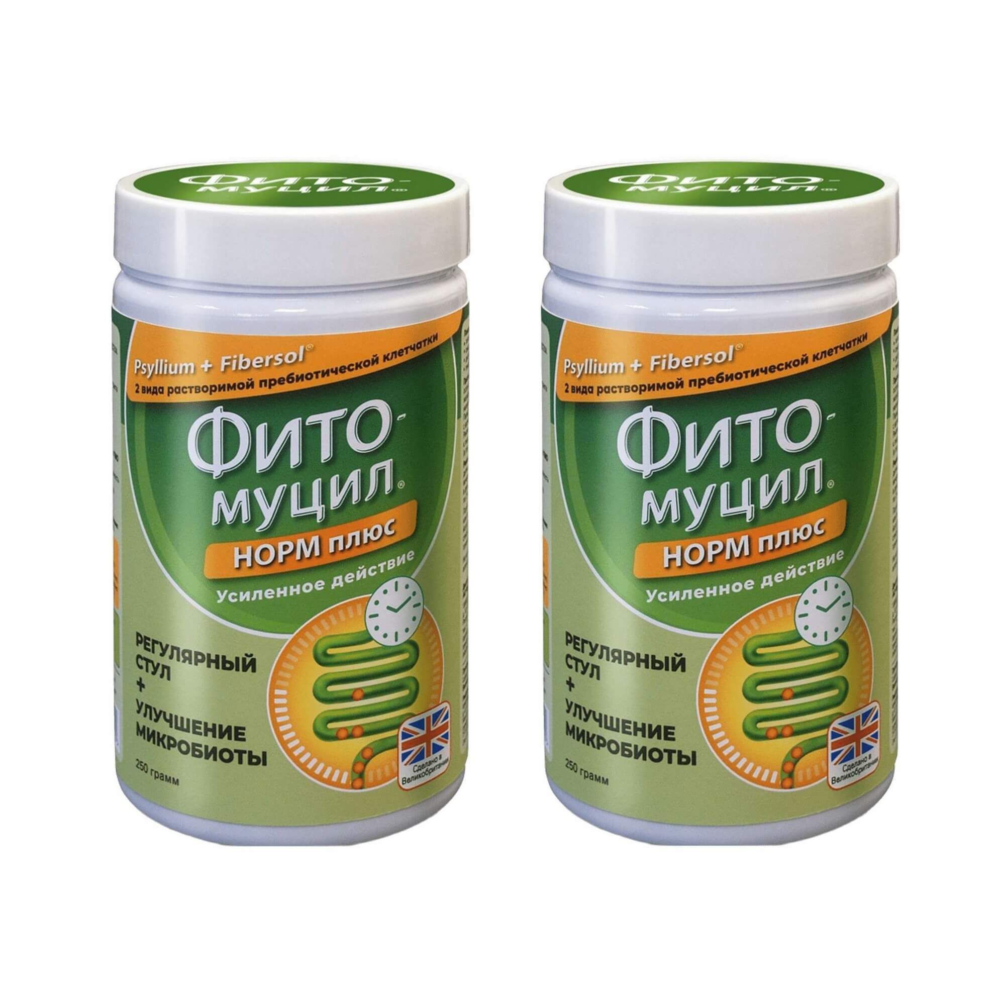 Изображение товара Фитомуцил Норм Плюс порошок для кишечника 250г банка