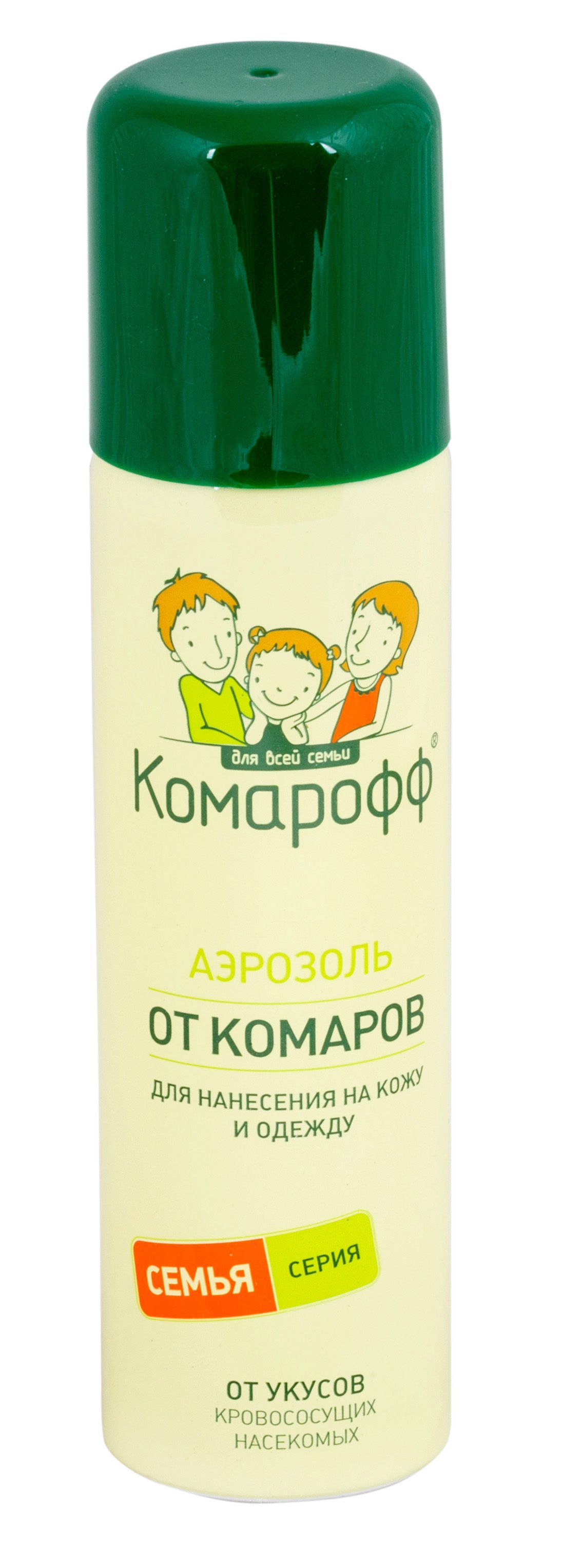 Изображение товара Аэрозоль Комарофф 150 мл для защиты от комаров и мошек натуральное масло мятное