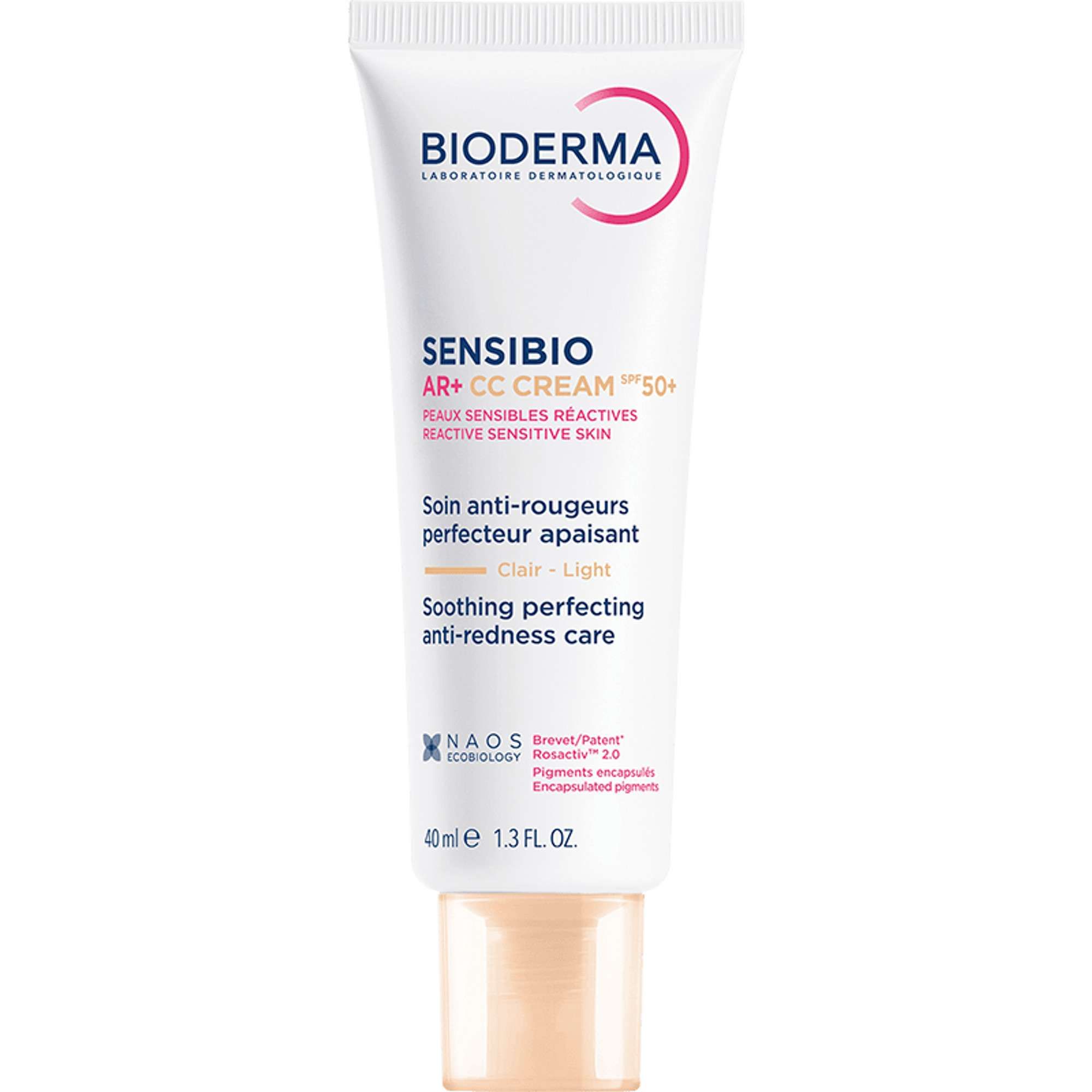 Изображение товара СС-Крем для чувствительной кожи успокаивающий SPF50+ Sensibio AR+ Bioderma/Биодерма туба 40мл Изображение товара СС-Крем для чувствительной кожи успокаивающий SPF50+ Sensibio AR+ Bioderma/Биодерма туба 40мл