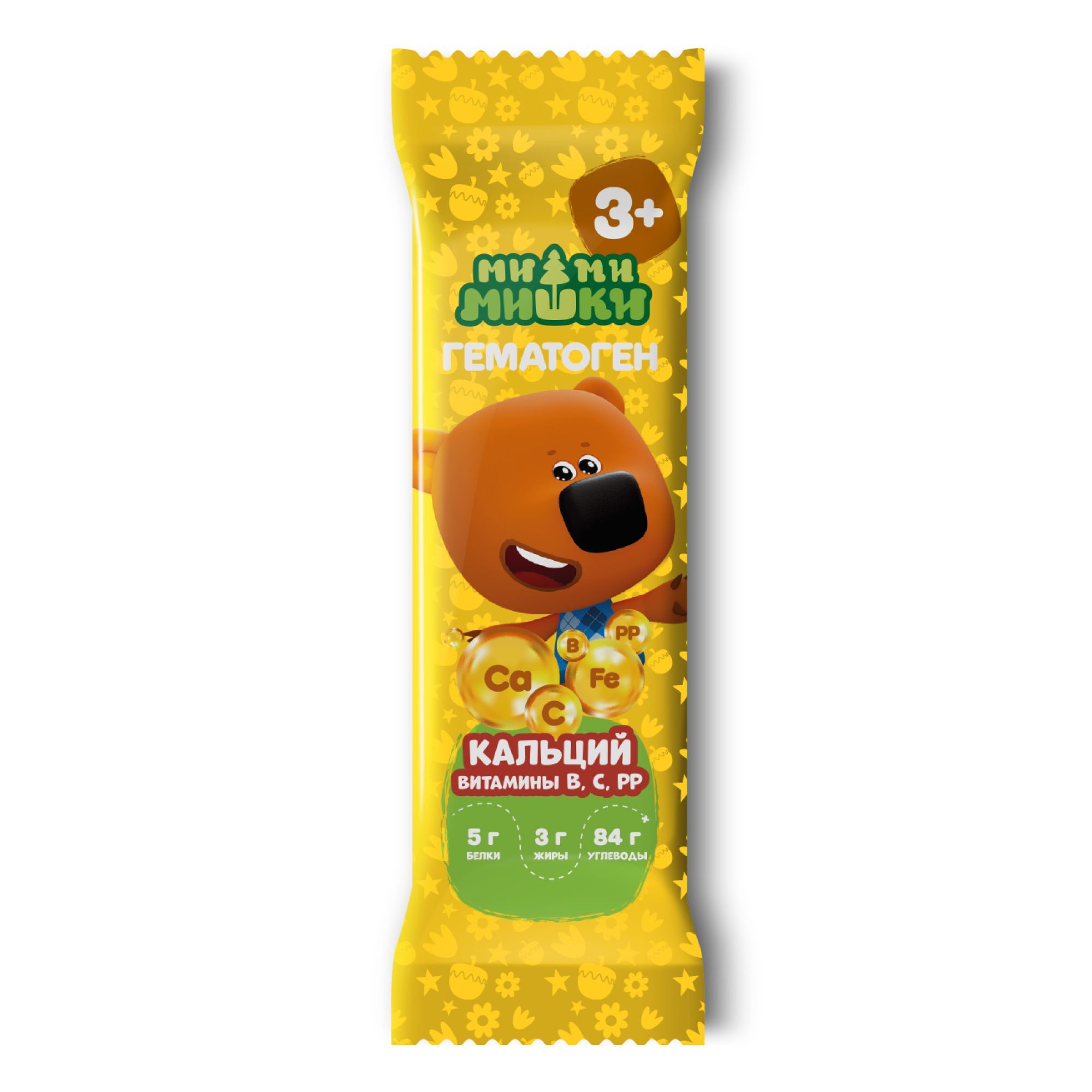 Изображение товара Гематоген народный витаминизированный детский с 3-х лет Ми-ми-мишки 40г