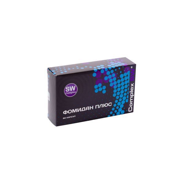Изображение товара Фомидан Плюс Complex SW капсулы 420мг 60 шт для иммунитета сердца и сосудов