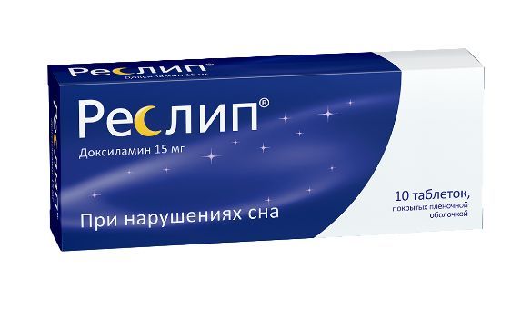 Изображение товара Реслип таблетки п/о плен. 15мг 10шт