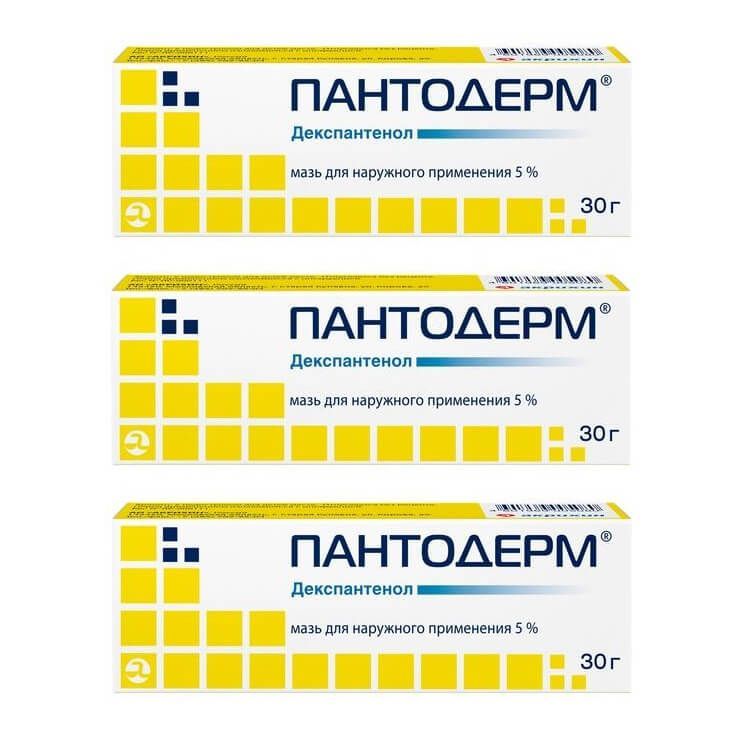 Изображение товара Мазь 3Х Пантодерм 5% 30г для быстрого заживления кожи