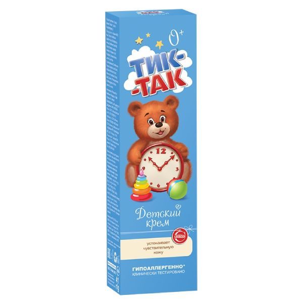 Изображение товара Крем для ухода за нежной и чувствительной кожей детей Тик-так 41г