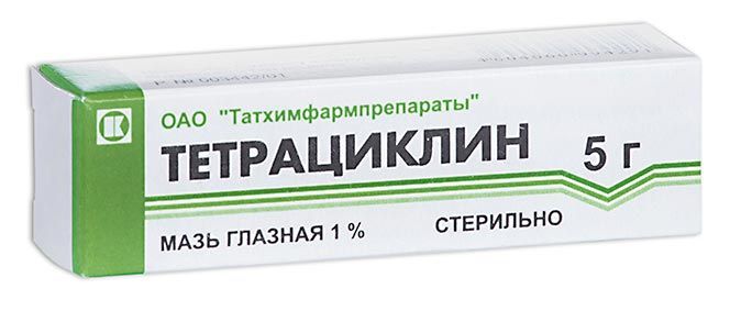 Изображение товара Тетрациклин мазь глазная 1% 5 г для лечения глазных инфекций