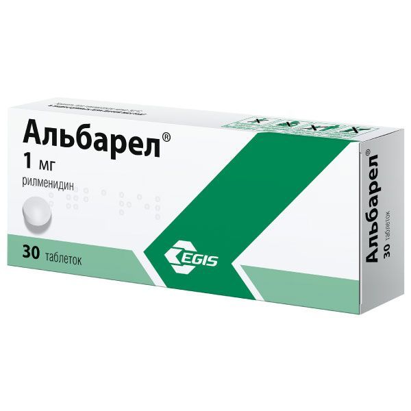 Изображение товара Альбарел таблетки 1мг 30шт