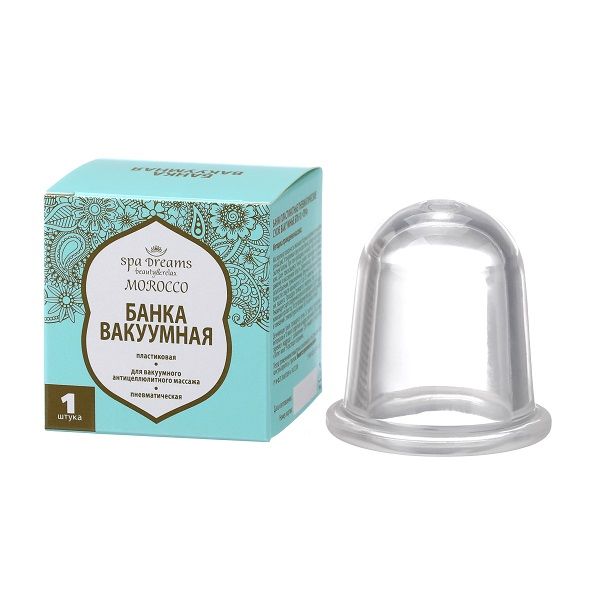 Изображение товара Пластиковая вакуумная банка БПК-01 ПРА SPA-Dreams для массажа и косметологии