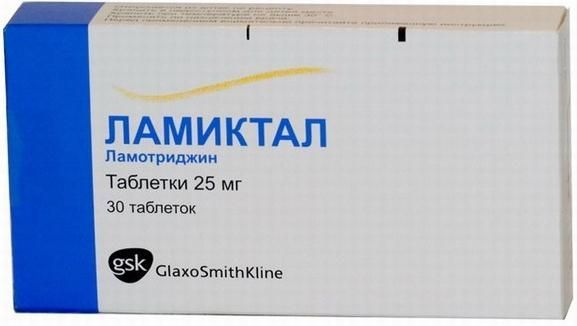Изображение товара Ламиктал таблетки 25 мг 30 шт противоэпилептическое средство