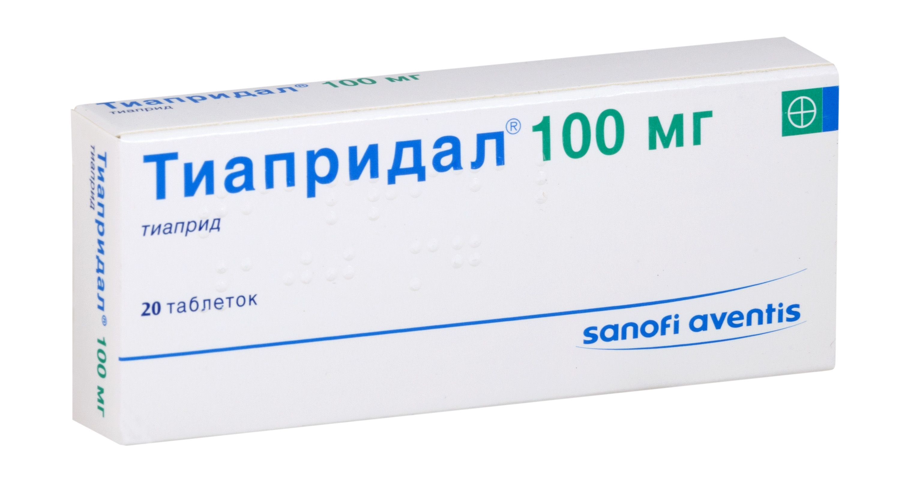 Изображение товара Тиапридал таблетки 100 мг 20 шт антипсихотик седативное средство Изображение товара Тиапридал таблетки 100 мг 20 шт антипсихотик седативное средство