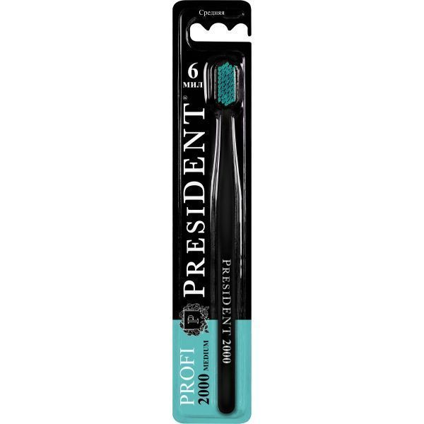 Изображение товара Щетка President (Президент) зубная средняя Profi 2000