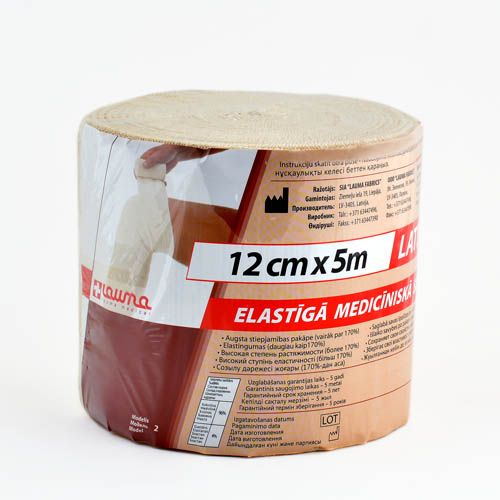 Изображение товара Эластичный компрессионный бинт LAUMA Medical модель 2 Latex Free 500x12см