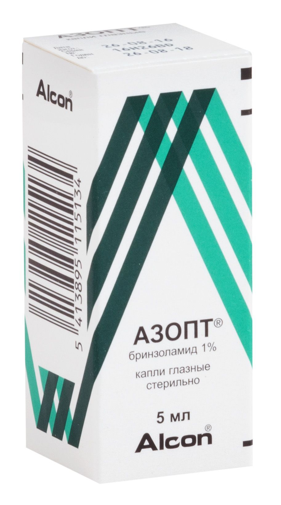 Изображение товара Глазные капли Азопт 1% 5 мл - снижение внутриглазного давления при глаукоме
