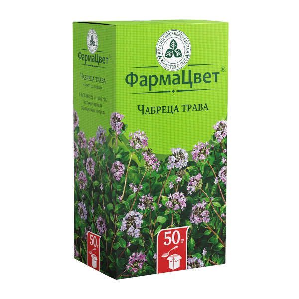 Изображение товара Чабреца трава 50 г фитопрепарат для дыхательных путей и рта натуральный