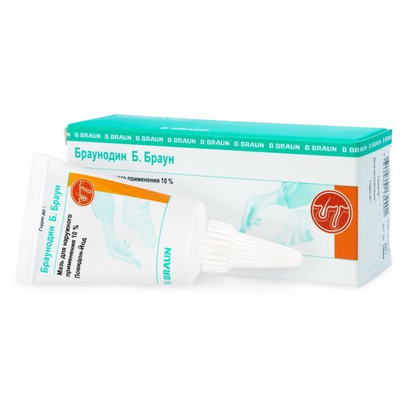 Изображение товара Мазь повидон-йод 10% 20 г Браунодин антисептик для наружного применения