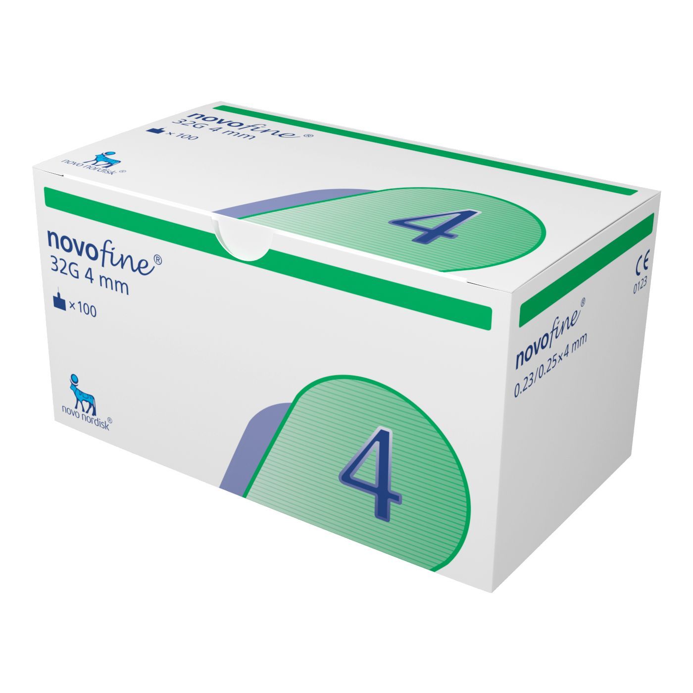 Изображение товара Иглы Novofine 32G 4 мм 100 шт - безопасные и стерильные для подкожных инъекций