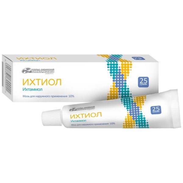 Изображение товара Ихтиол мазь 10% 25г для наружного и ректального применения