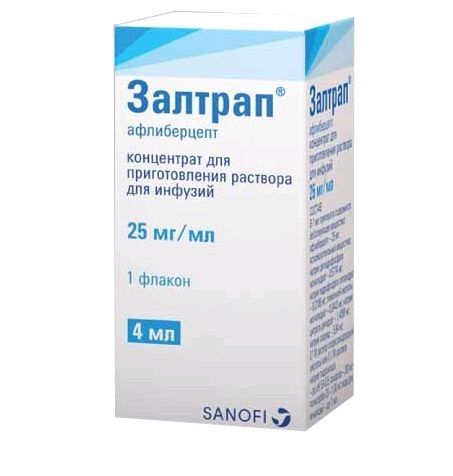 Изображение товара Залтрап концентрат для приг. раствора для инфузий 25мг/мл 4мл