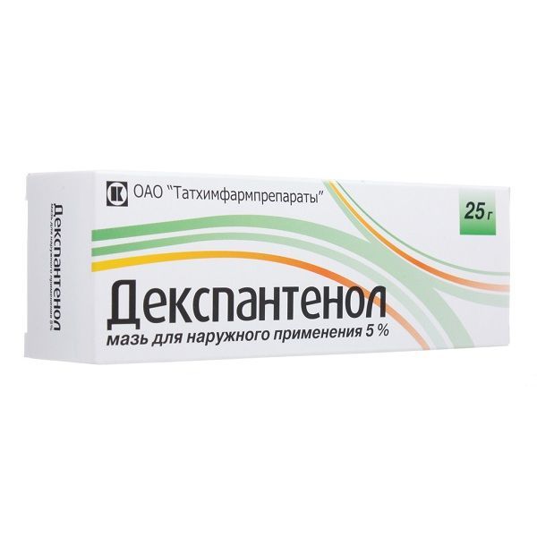 Изображение товара Декспантенол мазь для наружного применения 5% 25г