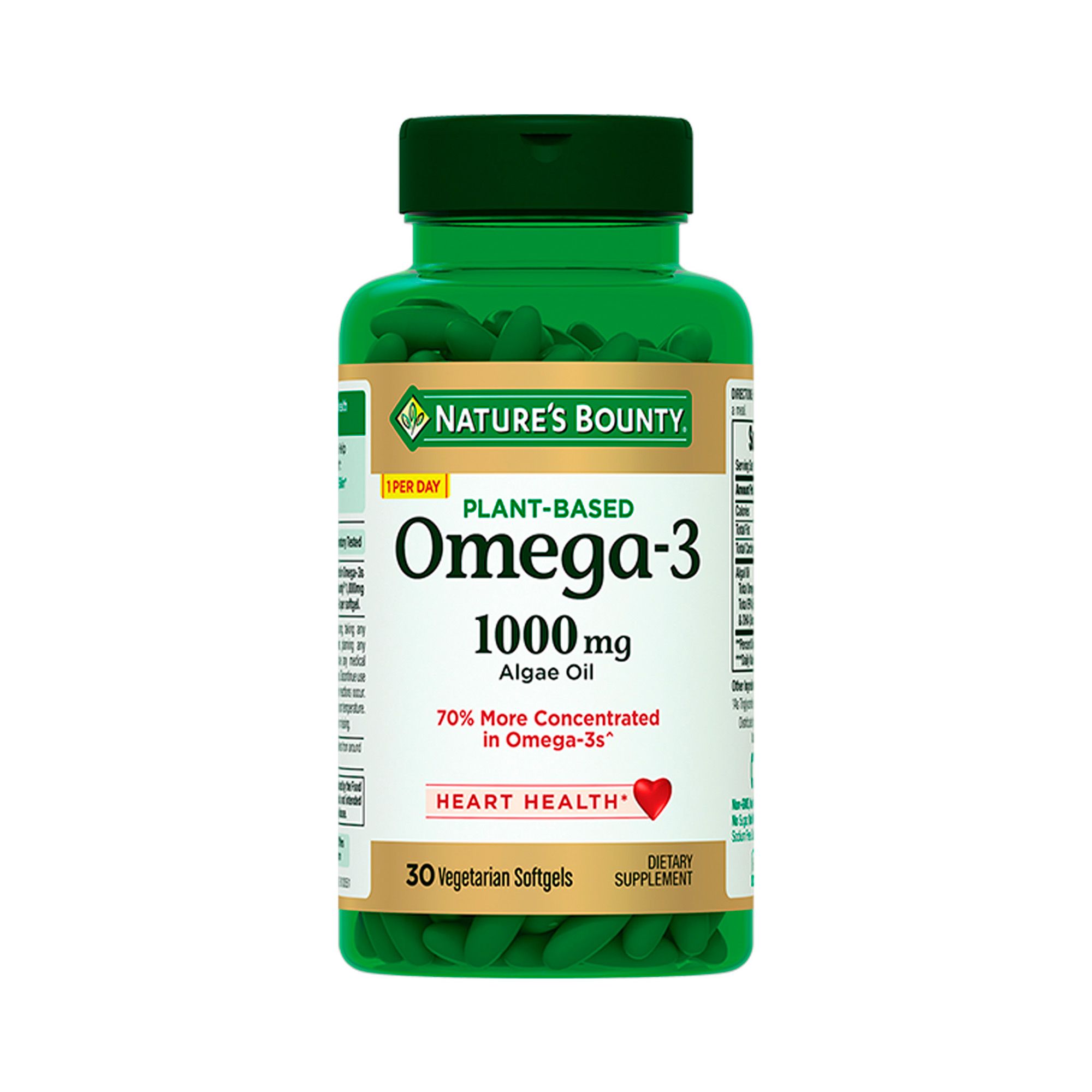 Изображение товара Омега-3 из морских водорослей Nature's Bounty/Нэйчес баунти капсулы 1630мг 30шт