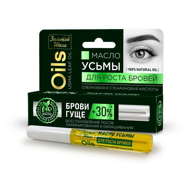 Изображение товара Золотой шелк масло усьмы для роста бровей фл. 7мл