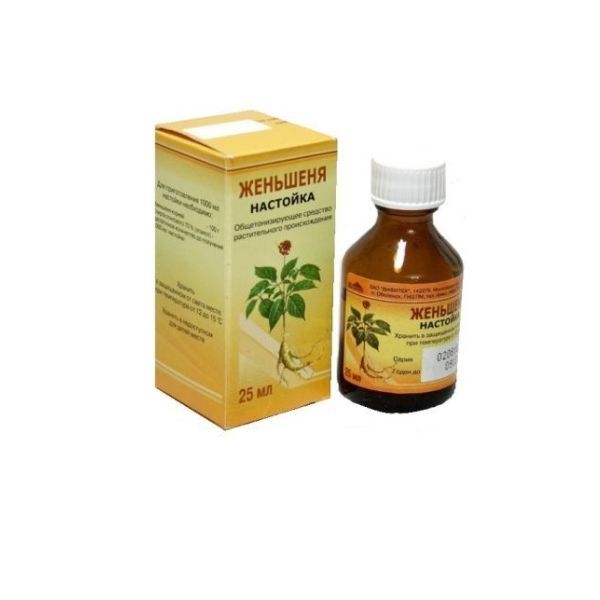 Изображение товара Женьшень настойка 25мл