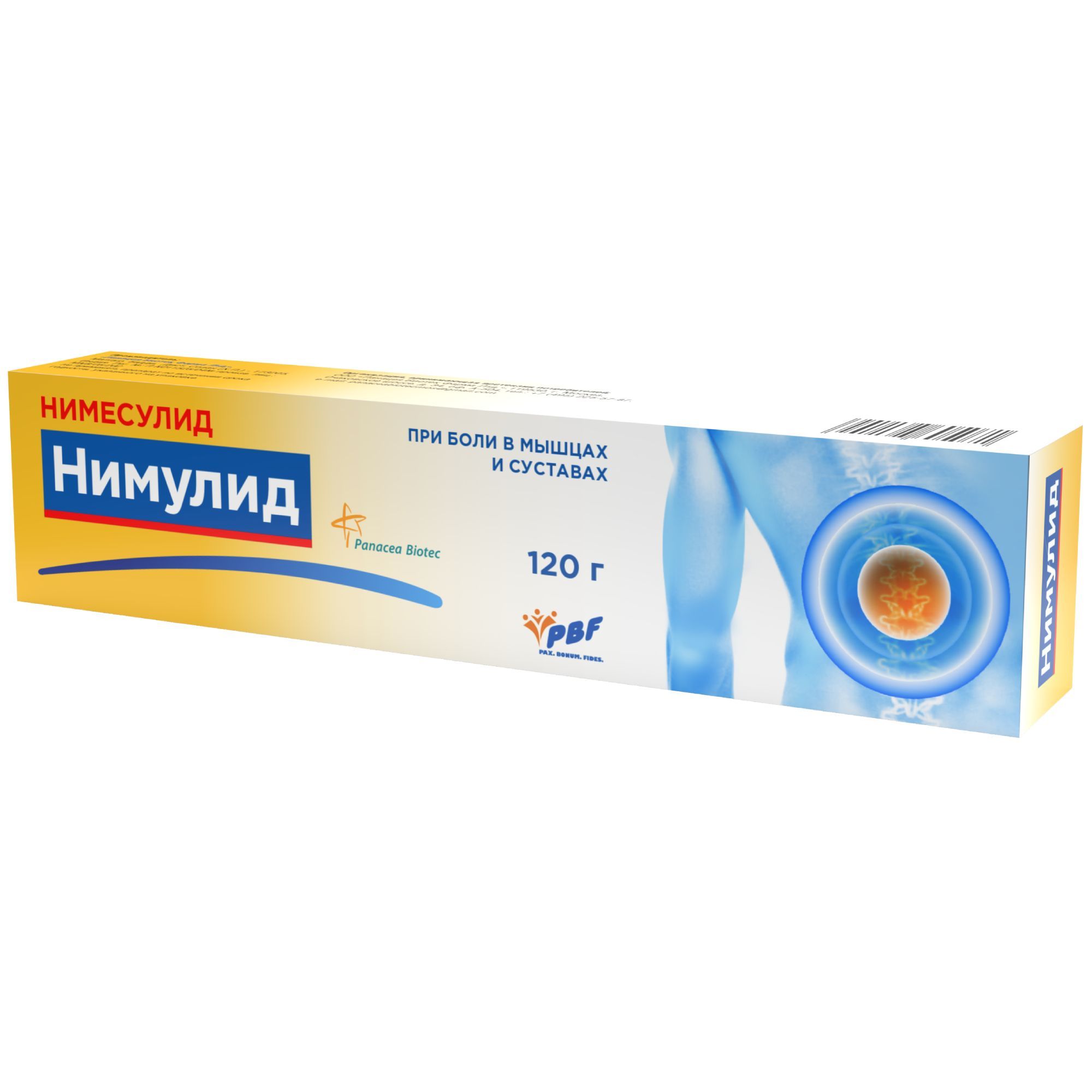 Изображение товара Нимулид гель для наружного применения 1% 120г