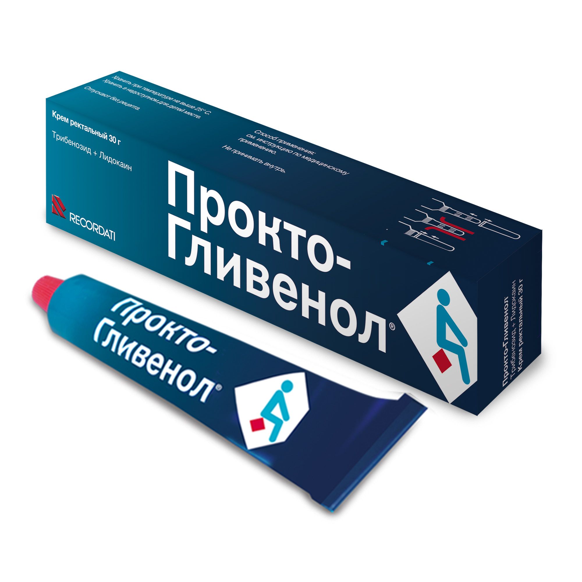 Изображение товара Прокто-гливенол крем ректальный 30г Изображение товара Прокто-гливенол крем ректальный 30г