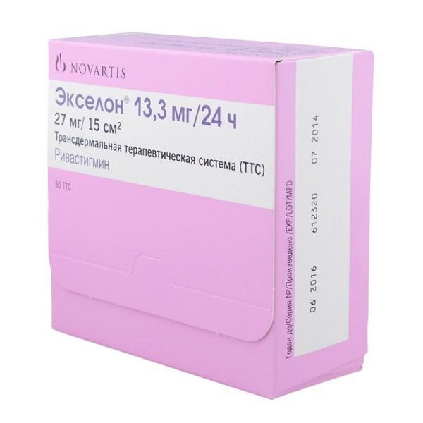Изображение товара Экселон пластырь трансдермальный 13,3мг/24ч 30шт