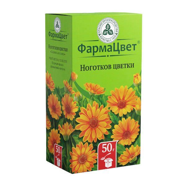 Изображение товара Ноготков цветки (календула) пачка 48г
