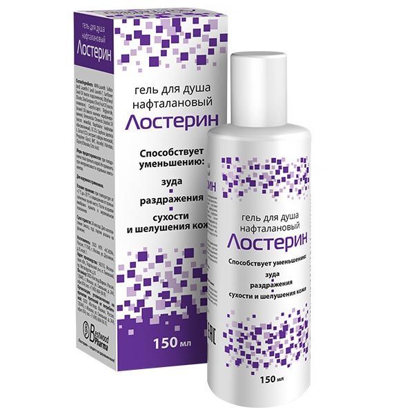 Изображение товара Гель для душа Лостерин нафталановый 150 мл для чувствительной кожи