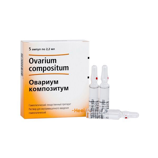 Изображение товара Овариум композитум раствор для инъекций 2,2 мл 5 шт Германия