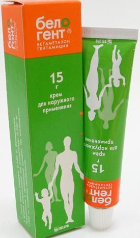 Изображение товара Белогент крем для наружного применения 0,05%+0,1% 15г