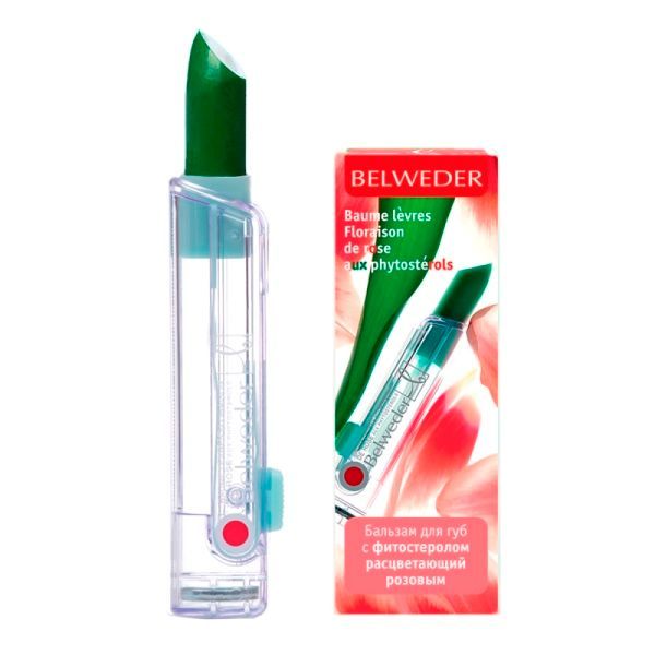 Изображение товара Бальзам для губ с фитостеролом расцветающий розовым Belweder/Бельведер 4г