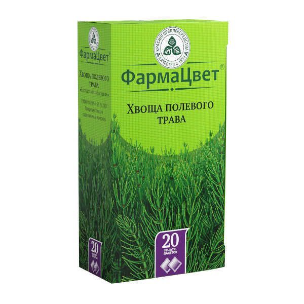 Изображение товара Хвоща полевого трава 1,5г фильтр-пак 20 шт - натуральное лекарство для мочевыводящей системы