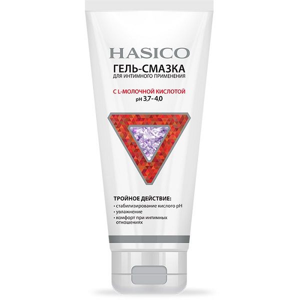 Изображение товара Гель-смазка с L-молочной кислоты Hasico 100 мл для интимного здоровья