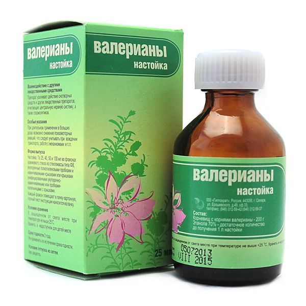 Изображение товара Валериана настойка 25мл растительный седативный препарат