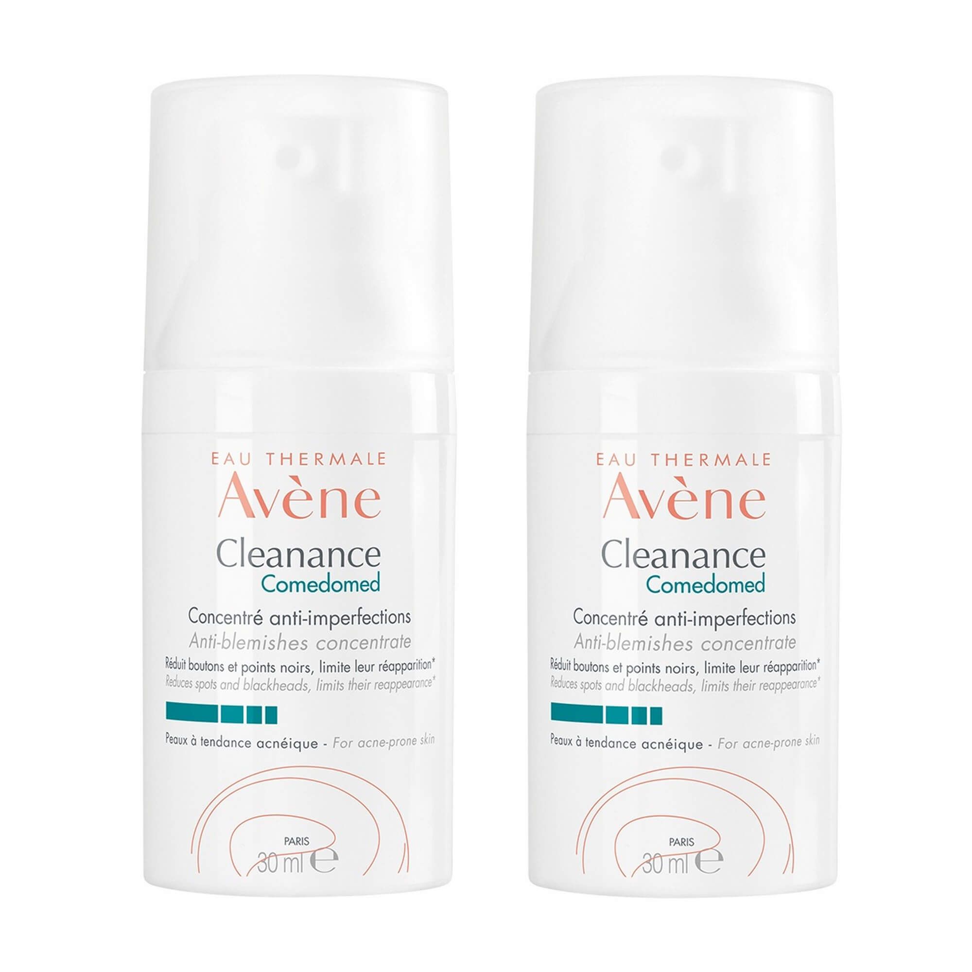 Изображение товара 2Х Концентрат для проблемной кожи склонной к акне Cleanance Comedomed Avene/Авен 30мл