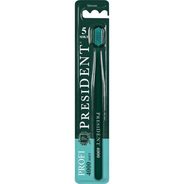 Изображение товара Щетка President (Президент) зубная мягкая Profi 4000